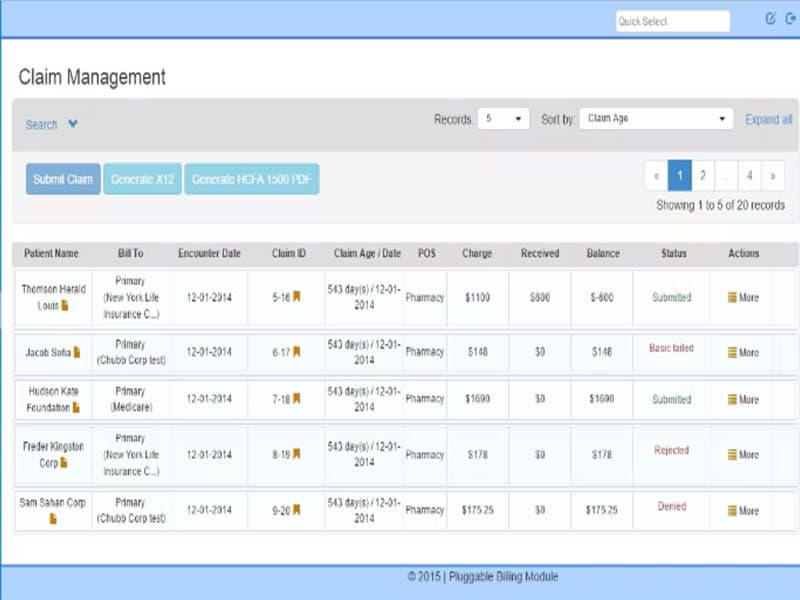 Claims management