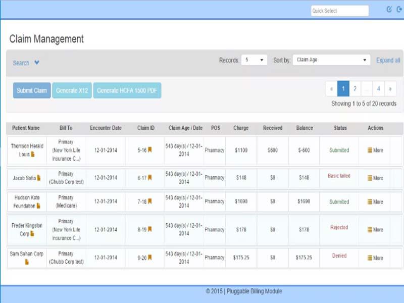 Claims management