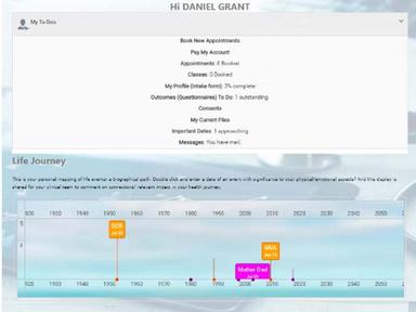 Visual Outcomes Software Homepage