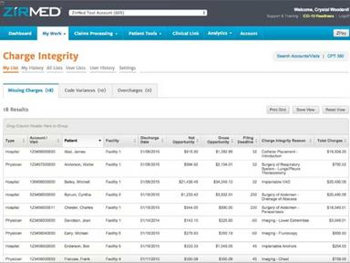 Waystar Software Charge Integrity
