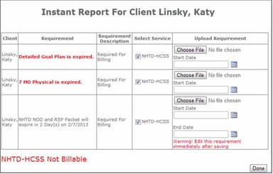 AccuPoint Compliance report