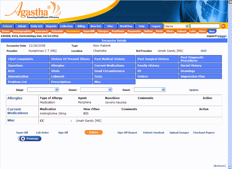 Agastha EHR Software