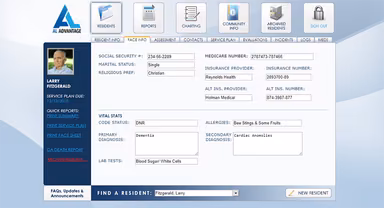 AL Advantage Resident information