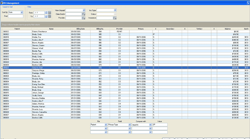 AltaPoint Bill management