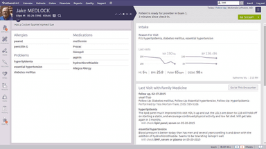 athenaClinicals Capture Patient Details
