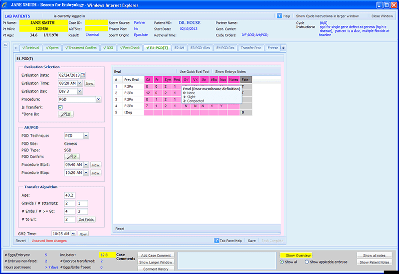 Aurora Clinical EMR Evaluation