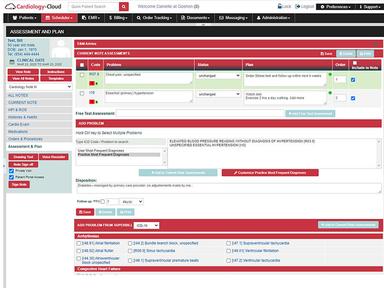 Cardiology Cloud EHR Assessment plan