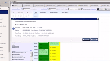 CareVoyant EHR Schedule