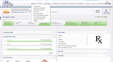 ChartsPro EHR Dashboard