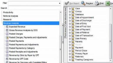 Clinicient Insight EMR Generate reports