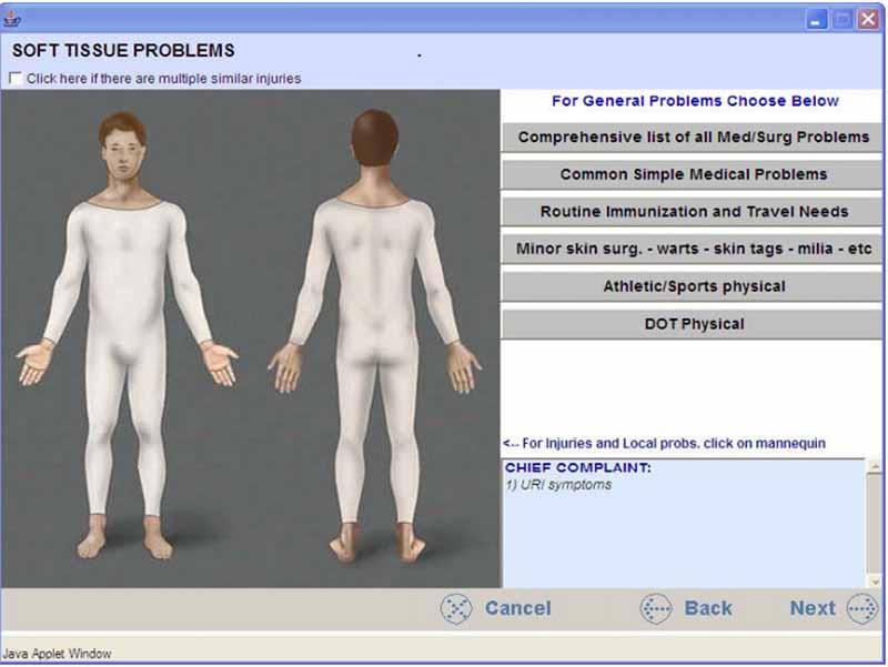 CodoniXnotes Software Patient Problems Visual