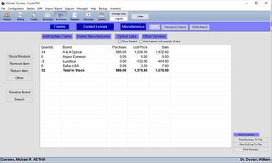 Crystal Practice Management Software