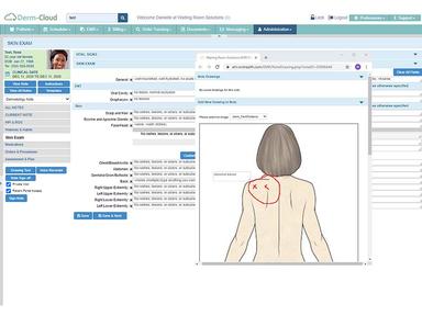 Derm Cloud Skin exam note