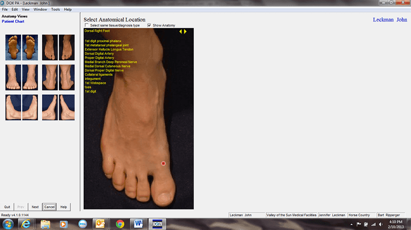 DOX Podiatry EMR Software
