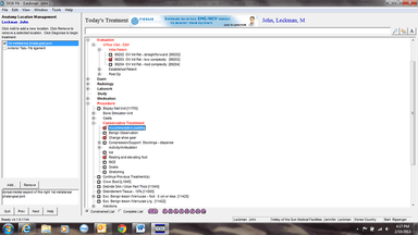 DOX Podiatry EMR Treatment