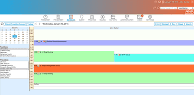 DrCloud EHR Schedule