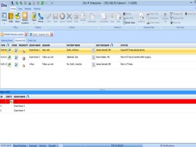 Drs software Patient location