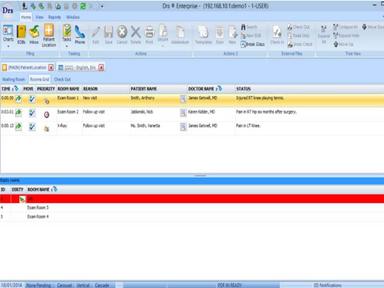 Drs software Patient location