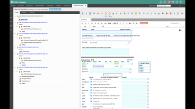 e-Medsys EHR Chart template