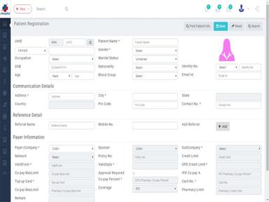 eHospital-Systems Patient Registration
