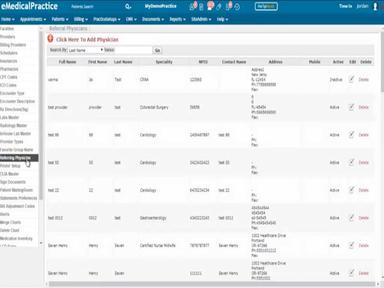 eMedical Practice Report