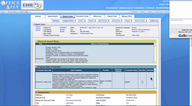 EHR 24/7 Patient Charts