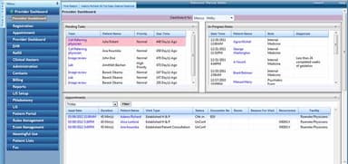 EnableDoc EHR Dashboard