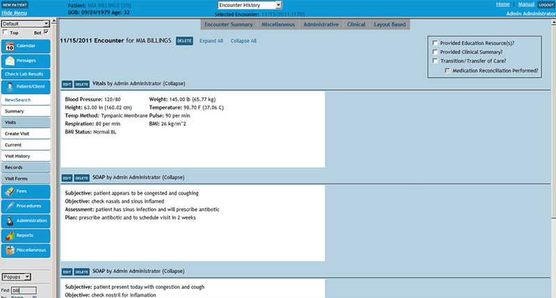 EncounterWorks EHR Software