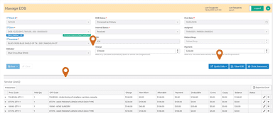 Euclid RCM Manage EOB
