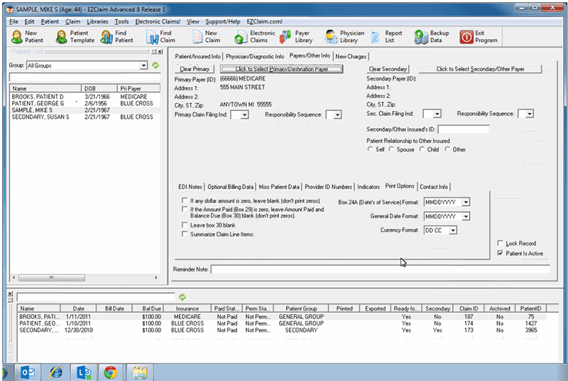 EZClaim Medical Billing Software