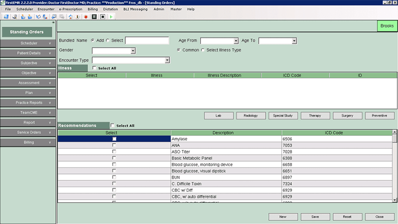 FirstEMR Software