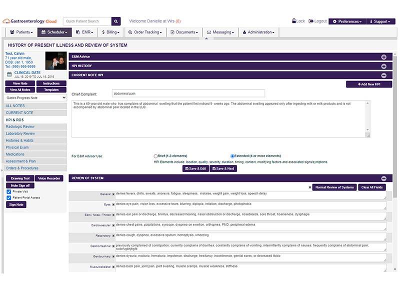 Gastroenterology-Cloud EHR Software