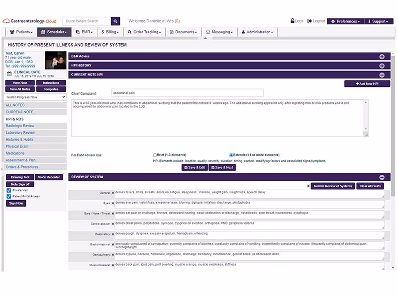 Gastroenterology-Cloud EHR Software