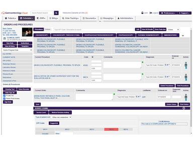 Gastroenterology-Cloud Order procedures