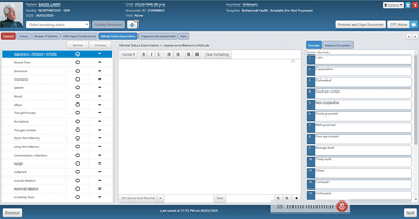 GEHRIMED EHR software Custom templates