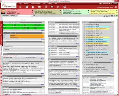 iPatientCare EHR Chart summary