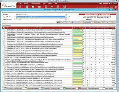 iPatientCare EHR Dashboard