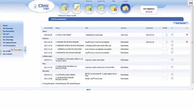 Intelligent Medical Software EMR Patient portal