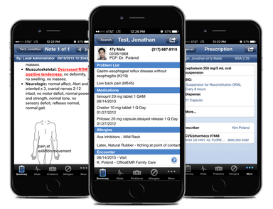 iSALUS EMR Mobile app