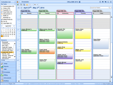 iSALUS EMR Scheduler
