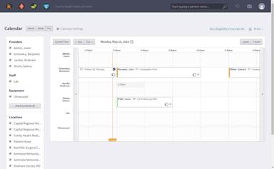 Kareo Medical Billing Calendar