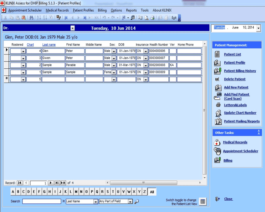 Klinix Medical Billing Software