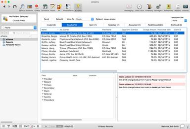 MacPractice e-claims