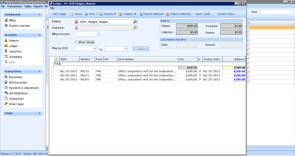 MedGre EHR Ledger