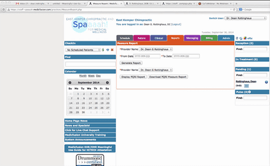 Medicfusion EHR Create reports