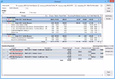 My Vision Express Checkout
