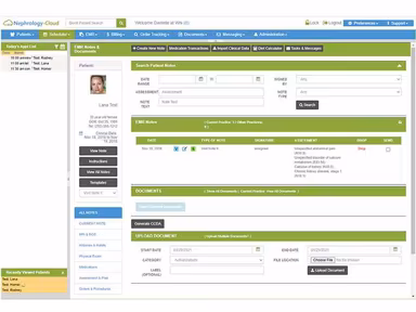 Nephrology-Cloud EHR - All EMR Notes