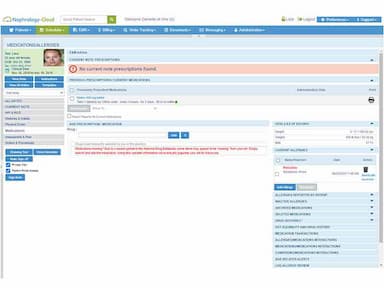Nephrology-Cloud EHR - Medication