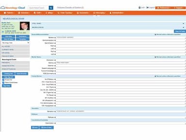 Neurology-Cloud EHR - Neurological Exam