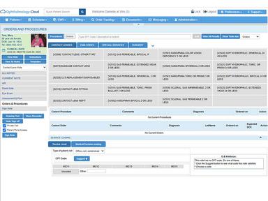 Ophthalmology-Cloud software Procedures